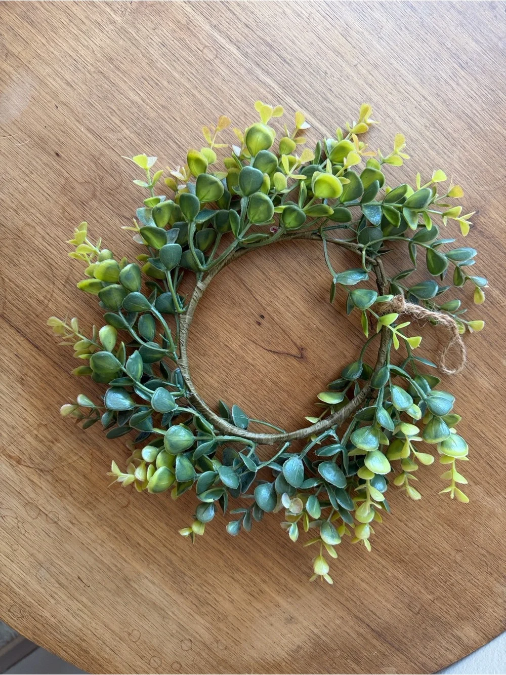 Target Green and Yellow Faux Boxwood Wreath Set
